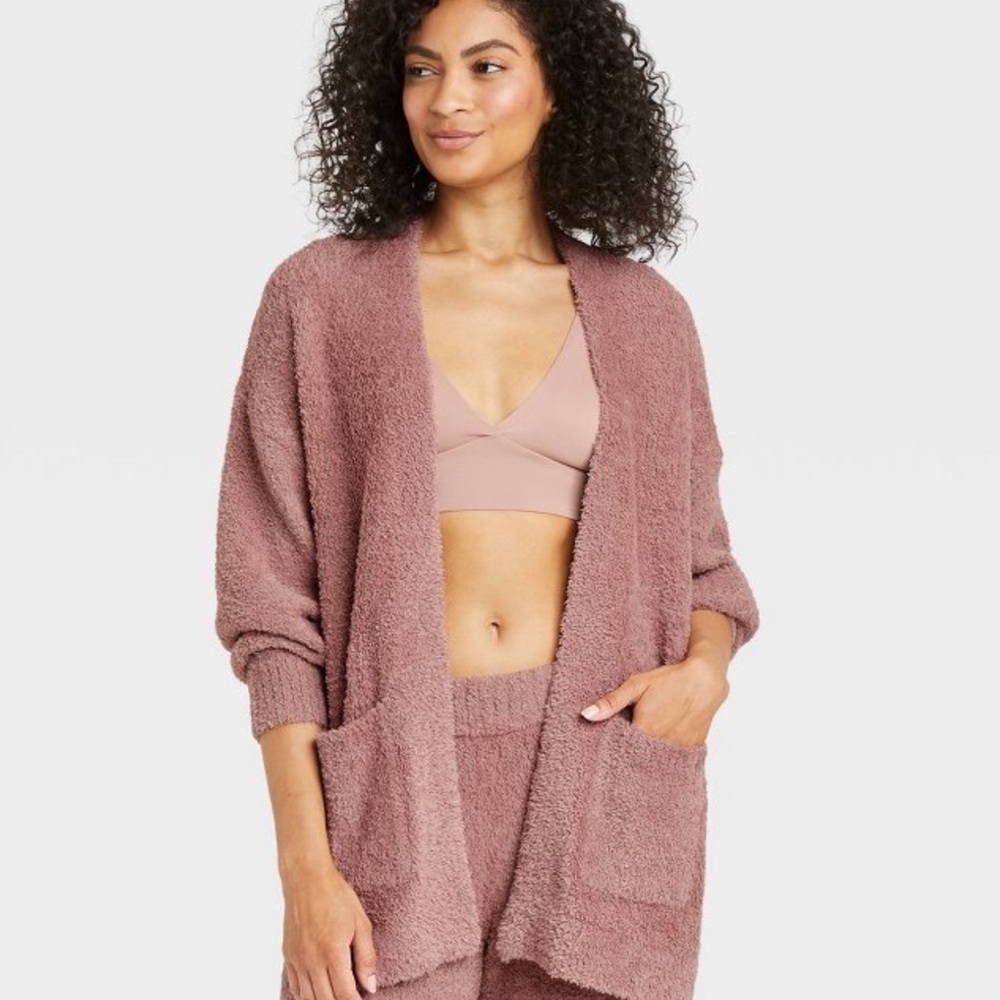 NWT Womens fuzzy cardigan from target